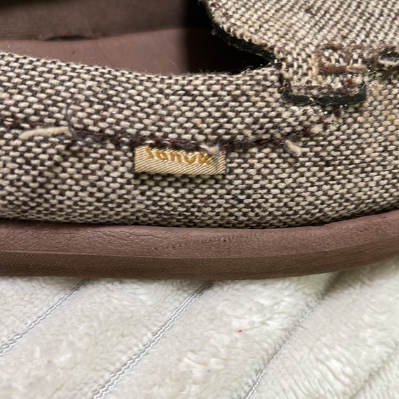 Sanuk canvas loafer size 10 - Picture 5 of 7